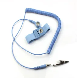 NEW Anti Static Antistatic ESD AntiStatic Adjustable Wrist Strap Band Grounding electrostatic belt Blue MQ1006148083