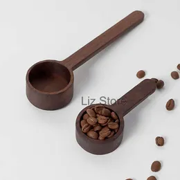 Spoon Coffee 10G Wooden Bean 8G Scoop Black Walnut Milk Powder Measuring Spoons Multifunction Wood Scoops Kitchen Tools Th0923 s s