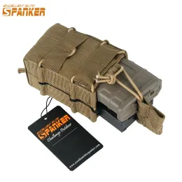 Pacote excelente elite spankerm4 bolsa de revista tática dupla mag saco molle caça a acessórios de pistolas de bolsas de cartucho militar