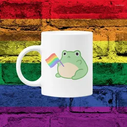 Muggar LGBTQ Frog Mug Gay Pride Coffee Month Month M