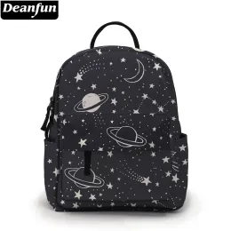 Mochilas Deanfun Planet Printing Mini Backpack Star Pattern Liberous Girls Bags Moda