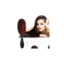 فرش الشعر الجديدة Abody Brush Professional Professional Fairdressing Supplies Combo Combo for Combos Boar Bristle Drop Products Care St Dh6ey