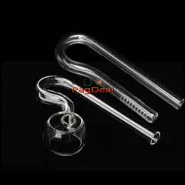 Heating 1 Set Aquarium 12/16mm Glass Spin Pipe Inflow Outflow Tube for Fish Planted Tank Water Skimmer Filter Tubing