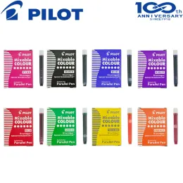 Pensje 2box Japan Pilot Pen Pen równolegle Pióro 12 Kolor Atrak Ink Tryklidów Ik3 IRFP 6S Fontanna Pióro Wpełszcza kolorowy atrament