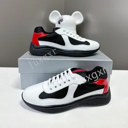 رجال Desiner Shoes Sneaker Luxury 2024 Spring Meshe Men Men Shoes أحذية براءة اختراع جلدية مشرقة رياضية غير رسمية باطن سميكة من الدانتيل الأوروبي والأمريكي