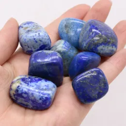 Aquarien Lapis Lazuli Ornament Natural Semiprecious Stones unregelmäßige Form Fischtank Gartendekoration DIY Schmuckzubehör 2030mm