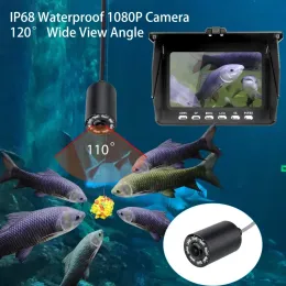 Finder 5inch Fish Finder Underwater Fishing Camera 1080p HD Camera med 20 m kabel med 8 GB undervattensfiskekamera för isfiske