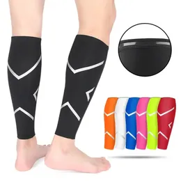 Sportbeinkalme Kompressionshülle Basketball Fußball -Kalb -Unterstützung Running Shin Guard Bein Wärmer Radfahren UV -Schutz 1 PCs