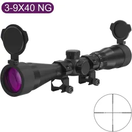 Escopos 39x40ng riflescope rifle rifle escopo tático de longo alcance Óptica mira para espingardas para montagem picatinny de 20 mm/11 mm