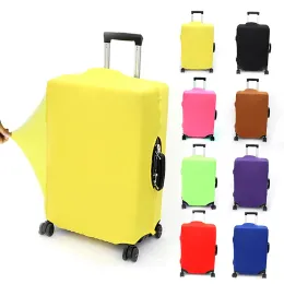Akcesoria pokrywka bagażu podróży elastyczna pokrywa bagażu walizka Ochracka za 18 do 28 cali akcesoria podróżne.