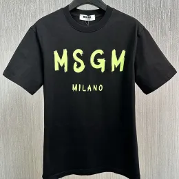 Luksusowe męskie designer T-koszulka Summer Msgm T koszule