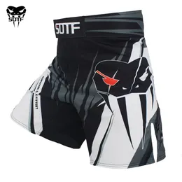 SOTF mma Adults Venomous snake geometric Tiger Muay Thai boxing shorts mma shorts boxing clothing fight shorts sanda 240419