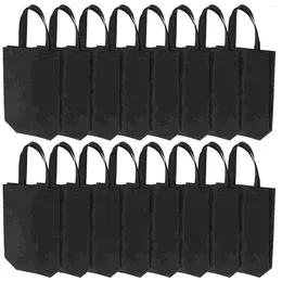 Storage Bags 30 Pcs Non Woven Tote Bag Reusable Grocery Multipurpose Travel Shopping Handbag Outdoor Large Capacity Foldable