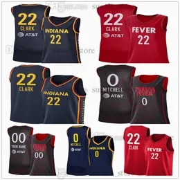 2024 Women Indiana Fever Basketball Maglie da basket 22 Caitlin Clark 0 Kelsey Mitchell Berger Caldwell Correa Dantas Fagbenle Hull Lou Samuelson Saxton Wallaer Wheeler