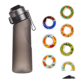 Wasserflaschen 650 ml Duft aktives Aroma Tasse Luftgeschmack Knospen Geschmacksflasche up sportlieferungsbetreuung Hausgarten Küche Essbar DHMJR