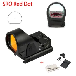 النطاقات المعدنية RMR Sro Red Dot Sight الانعكاس التكتيكي مسدس بندقية مركب البصر انعكاس الهولوغرام Riflescope الصيد