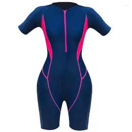 Women's Swimwear Women Wetsuit Thin One-Piece Swimsuits High Elasticity Snorkeling Kayaking Surfing Clothes Diving Suit Quick Dry Kitesurf