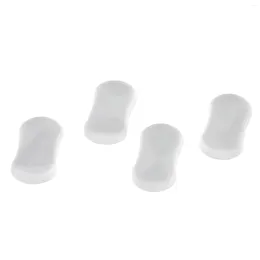 Tampas de assento no vaso sanitário 4 peças protetores de pára -choques acessórios de banheiro bumpers substitutos com forte protetor adesivo