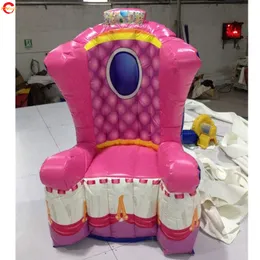 wholesale Free Delivery Outdoor Activities Advertising Inflatable Throne Chair Sofa for Sale