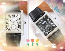Popularne trendy ze zegarki skórzane krowie w Kwarc Chronograf Chronograf dzień dzień dobrze wyglądający jeden projekt oczu Diamenty Bransoletka