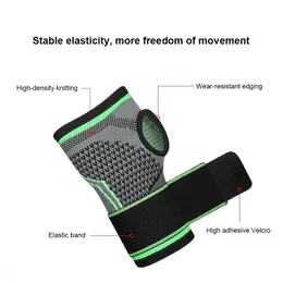 2024 Compression Wrist Brace with Pressure Belt Sport Protection Wristband Knitting Pressurized Wrist and Palm Brace Bandage Support - for