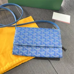 Högkvalitativ designare Bag Mens Varenne Wallet Classic Flap Envelope Bag Womens Handväskor Purses Luxury Crossbody Clutch Påsar Rem Lady Tote Leather Shoulder Bags