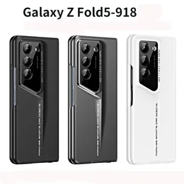 Plattierung Telefonhülle für Samsung Galaxy Z Fold 5 Fold5 Anti -Fingerabdruck -Elektroplatten Mobile Shell -Abdeckung mit Touch Pen