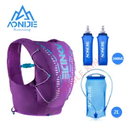 Väskor Aonijie C962S C962 UPPDATERING 12L SPORTS OFF ROAD RACKPACK Running Hydration Bag Vest Soft For Handing Trail Cycling Marathon Race 2L