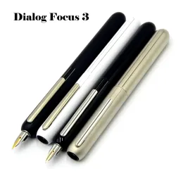 Pens Yeni Var Lm Dialog Focus 3 Geri Çekilebilir Klasikler Çeşme Kalemi F0.5mm Goldplated Nib Business Office Mürekkep Kalemleri Hediye Olarak