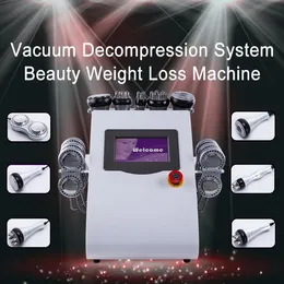 Abschleiftmaschine 6 in 1 40k Cold Pad Professionelle Schlampe Machine Fettentfernung RF Lipo Laser Ultraschall Kavitation Vakuum -Schönheitsausrüstung