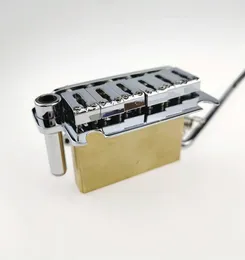 Klasyczny Chrome Vibrato Tremolo Bridge mosiężna podstawa zagęszczona Tremolo System1938766