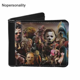 Carteiras NOPERSONALIDADE Mini Man Wallet Horror Filme estilo macho Macho Bol