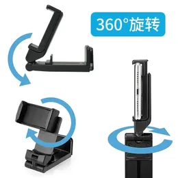 Ny vikning och teleskopisk mobiltelefonstativ 360 Roterande multifunktionella anti Slip Pad Desktop Stand Live Travel Mobile Stan Folding