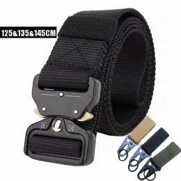 Accessories Nylon Tactical Belt Army Military Metal Belts Men Police Duty Training Waist Belt Quality Waist Strap Hunting Accessories