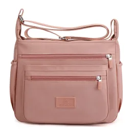 Eimer Mode Multipocket Damen Umhängetasche Hochwertiges Stoff Messenger Bag große Kapazität Frauen Freizeit Crossbody Bag Tasche