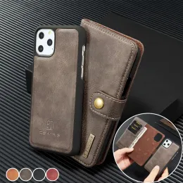 Wallets Magnetic Leather Case for Iphone 8 7 6 Plus Se 2022 Wallet Card Holder Cover for Iphone 14 Pro Max 13 12 11 Xs Xr X 5 Coque Etui