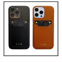 Дизайнер iPhone Phone Case 15 14 Pro Max Beautiful Card Slot Hi Calce Case 18 17 16pro 14pro 13pro 13 12 11 Plus Case с логотипом коробкой женская девочка Szy