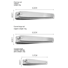 2024 1PC Professionella nagelklippare Kolstål Högkvalitativt nagelskärare Reparation Finger Toe Tools Finger Toe Scissors Nail Trimmer för