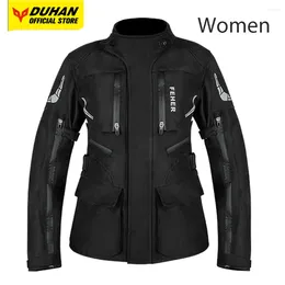 Abbigliamento per motociclette Acqua impermeabile Abbigliamento da rally moto usura resistente alla moto antidroplitica protettiva equipaggiamento da donna giacca antivento