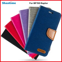 Cases PU Leather Flip Case For IIIF150 Raptor Business Case For IIIF150 Raptor Card Holder Silicone Photo Frame Case Wallet Cover