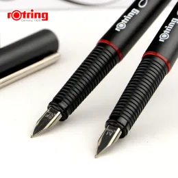 Pens Rotring Art Pen Fountain Pen Niemcy Oryginalne krokiety rysowanie Kurygrafia Projekt kaligrafii równoległy naboje konwertera atramentu