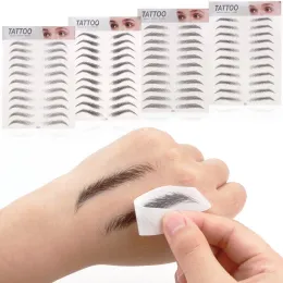 Förbättrare 4D -hår som ögonbrynen Makeup Vattentät Transfer Tattoo Stickers Långvariga förbättrar Natural Woman False Eye Brow Cosmetics Tool