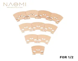 Naomi Violin Bridge 10pcs Violin 12 Bridge Maple Wood Bridge Violino Accessori di alta qualità Nuovo Set7935799