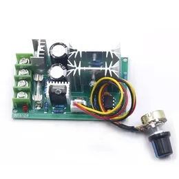 2024 DC 10-60V Regulador de controle de velocidade do motor PWM Interruptor do controlador de velocidade do motor 20A Regulador de corrente de alta potência Modulepwm Controlador de velocidade do motor