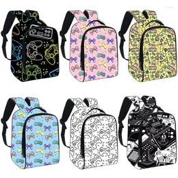 Backpack Video Game Controller Print Kindergarten Jungen Mädchen spielen Gaming -School -Taschen Kinder Kleinkind Buchbag Geschenk