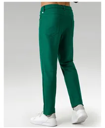 LU MEN JOGGER BANTS LONG Sport Yoga Outfit ABC Business Suit Pant Pant Pants Showging Pants Mens NAGSAL LACATIN