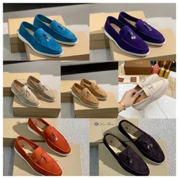 Nuovo top di lusso Loafurs Loafers da donna da donna Domande Scarpe Designer Business Business in pelle Flat Bassa Suede Oxfords Oxford Mococcasin Casual Shoe Lazy Shoe