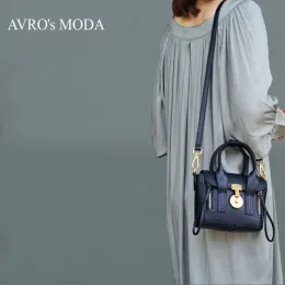 Ковхи Avro Moda Fashion Sweams Sags для женщин роскошные дизайнерские сумочки дамы подлинная кожаная ретро -лопало