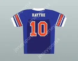 Custom Qualquer nome Número masculino Juventude/crianças Wyatt Russell Zook Haythe 10 Metro City State Statesmen Football Jersey Top Stitched S-6xl