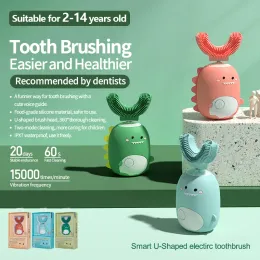 Escova de dentes usa a escova de dentes elétrica infantil infantil escova de dentes de dentes de dentes de limpeza sônica